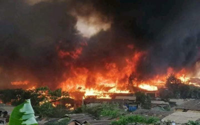 Kutupalong Erupts in Flames