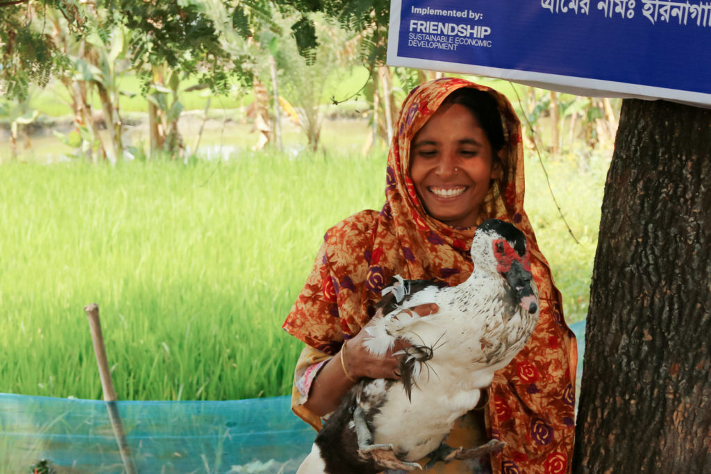 Romesa Khatun, an innovative agriculture farmer in Bangladesh