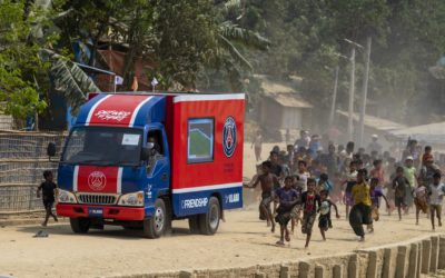 PSG, Klabu and Friendship team up to make sporting facilities for refugee children