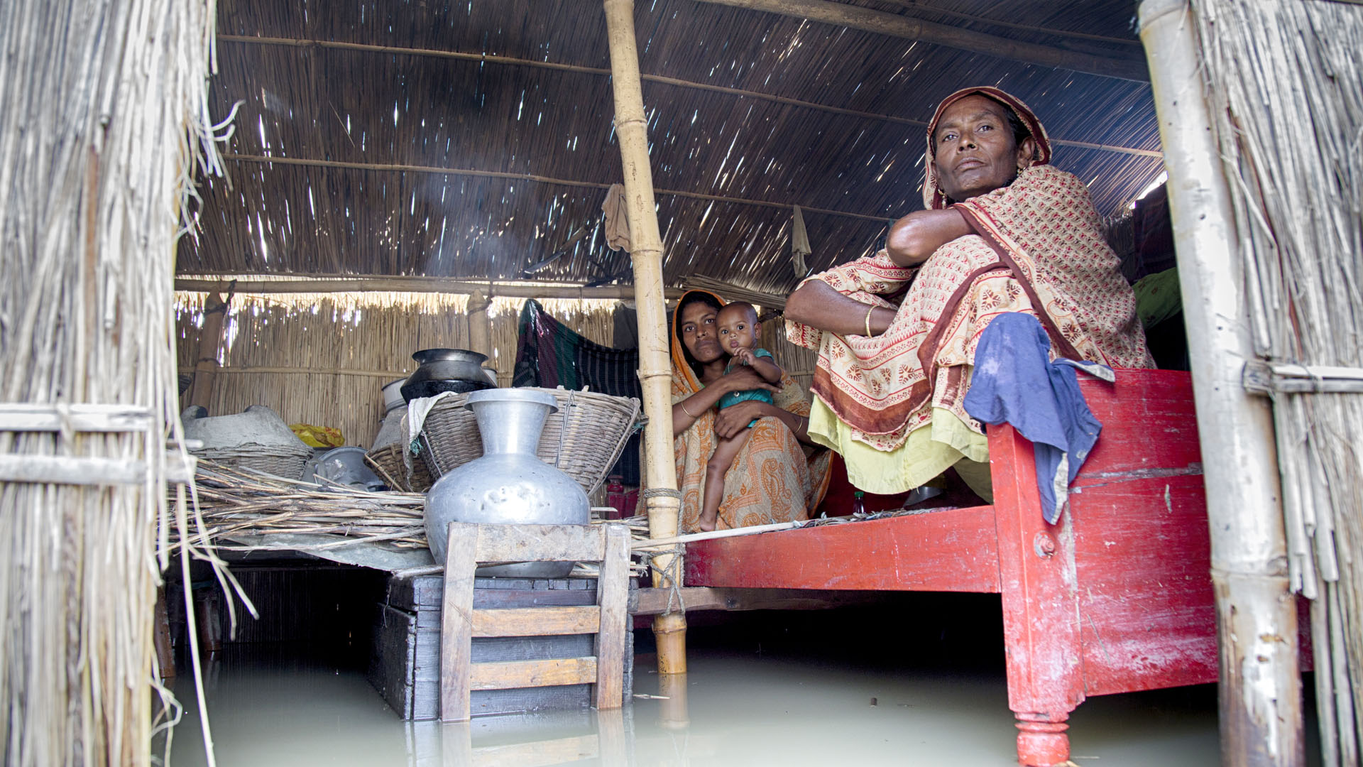 Flood in the northern Bangladesh