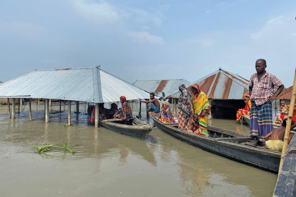 Flood in Bangladesh. Friendship NGO