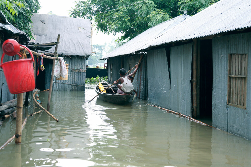 Flood in Bangladesh. Friendship NGO