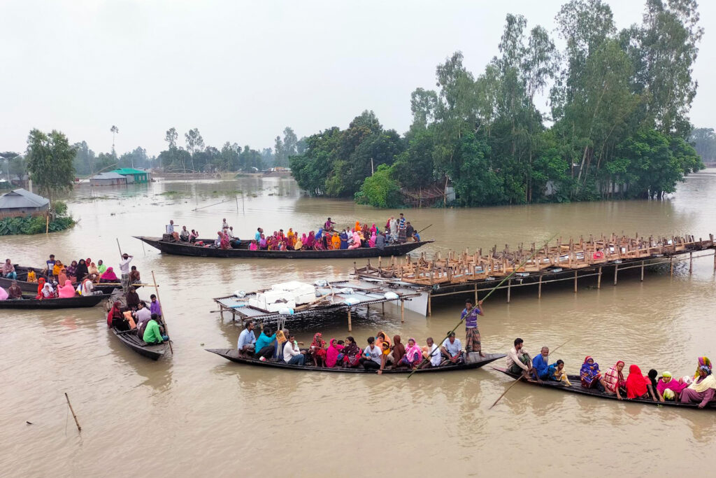 Flood in Bangladesh. Friendship NGO