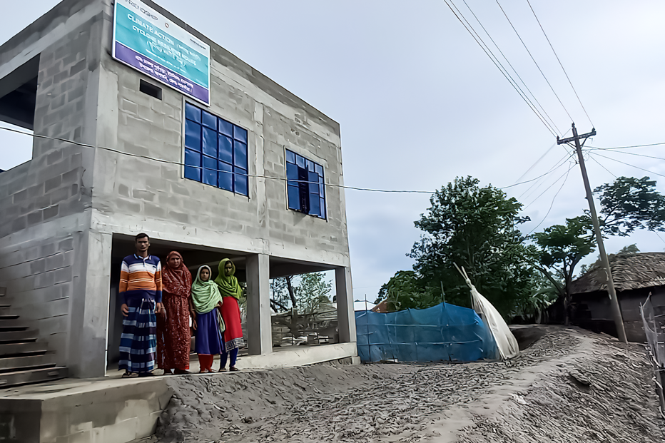 Friendship cyclone resilient house in Patuakhali