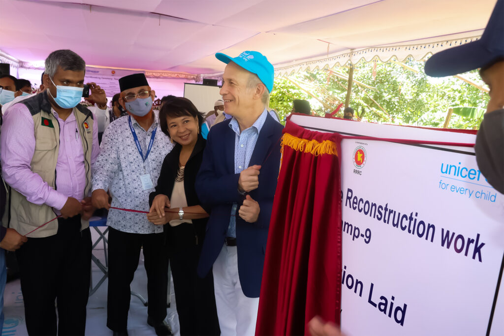 The launching of a new resource centre to train teachers for the education of Rohingya children