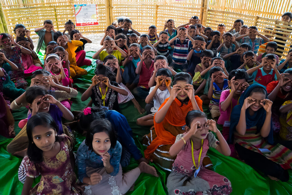 A Friendship Learning Centre for the education of Rohingya Children in Ukhiya, Cox's Bazar