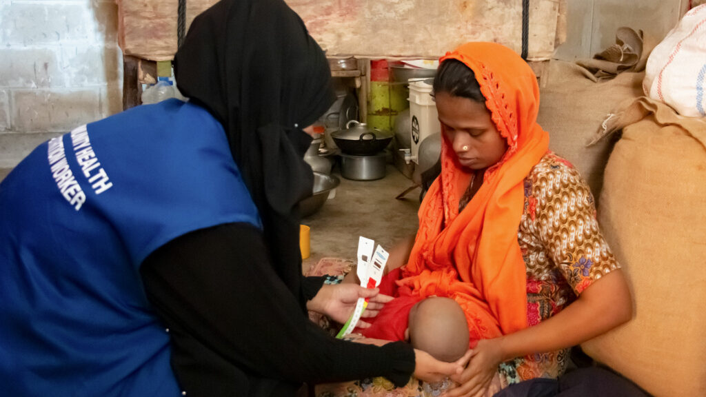 Friendship Primary Healthcare Centre offering maternal health services in Bhasan Char