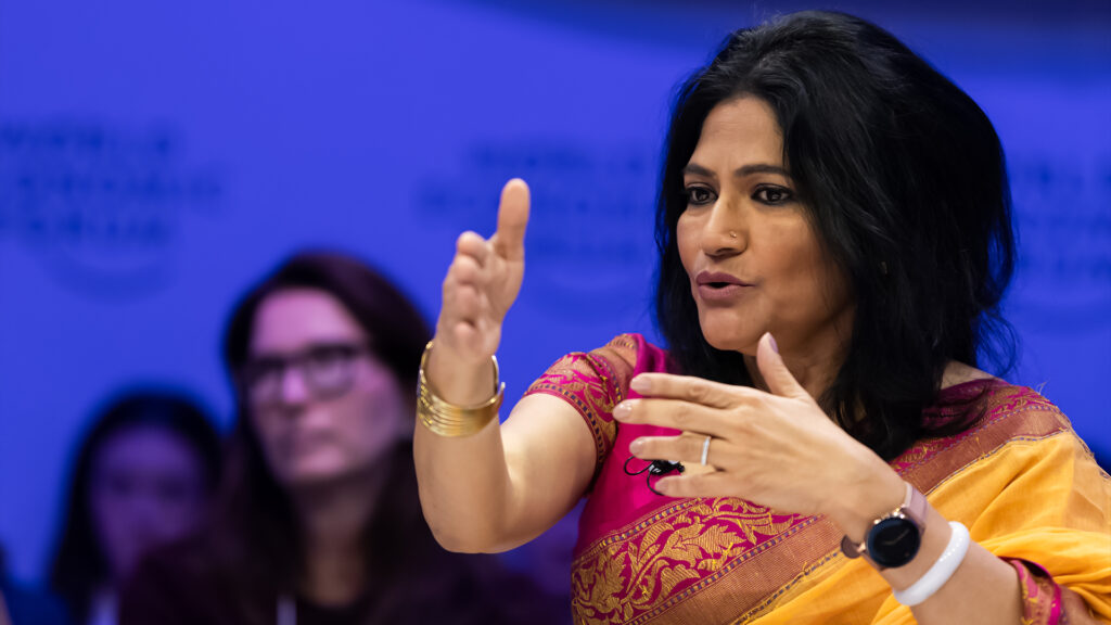 Runa Khan at WEF 2023, Davos Switzerland