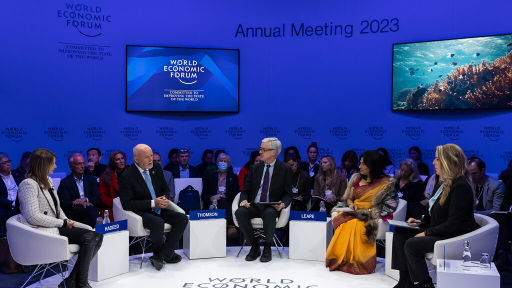 Runa Khan's panel at WEF 2023, Davos Switzerland