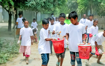 Plastic clean-up: Primary school students lead the way