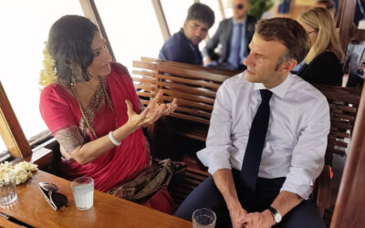 The President of France Takes Tour on Friendship’s Flèche d’Or