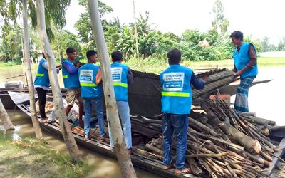 Community Action in the Face of Sudden River Erosion